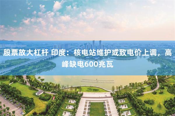 股票放大杠杆 印度：核电站维护或致电价上调，高峰缺电600兆瓦