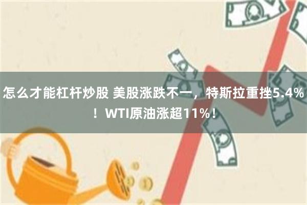 怎么才能杠杆炒股 美股涨跌不一，特斯拉重挫5.4%！WTI原油涨超11%！