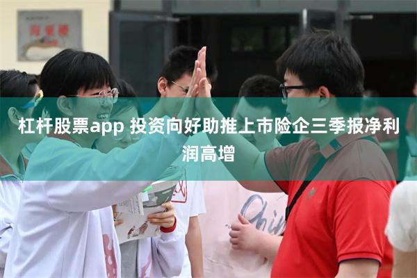 杠杆股票app 投资向好助推上市险企三季报净利润高增