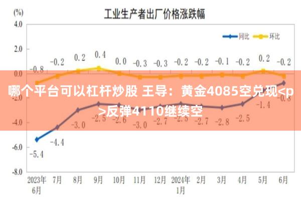 哪个平台可以杠杆炒股 王导：黄金4085空兑现<p>反弹4110继续空