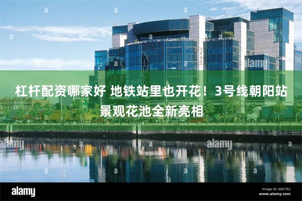 杠杆配资哪家好 地铁站里也开花!3号线朝阳站景观花池全新亮相